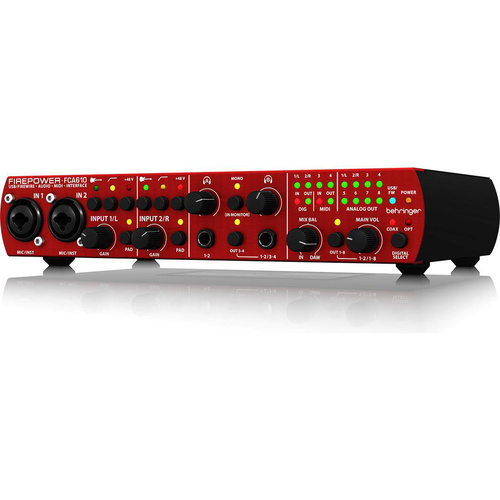 Behringer Firepower Fca610 Interface