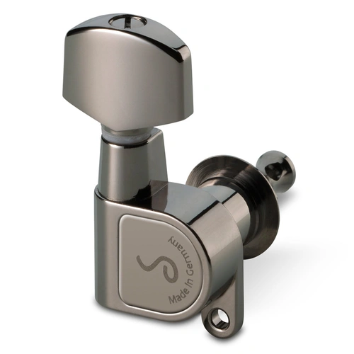 Schaller Machines 3/3 M6-180 Ruthenium Small Button Tuning Machines