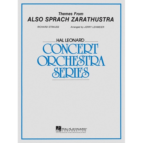 Also Sprach Zarathustra Hal Leonard Full Orchestra 3-4 (Pod) (Music Score/Parts)