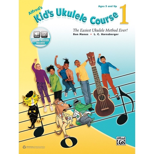 Alfreds Kids Ukulele Course Vol 1 Book/Oa