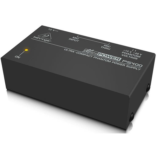 BEHRINGER MICROPOWER PS400 PHANTOM SUPPLY PREAMP