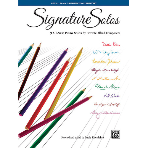 Signature Solos Book 1 - Piano Sheet Music Collection