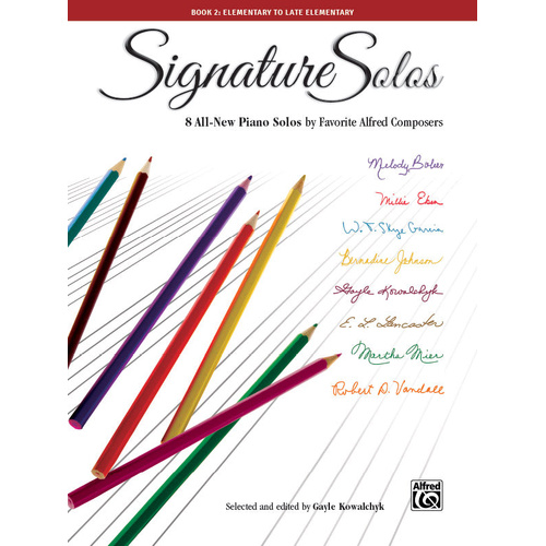 Signature Solos Book 2 - Piano Sheet Music by Ed Kowalchyk and Gayle Alfred 45048