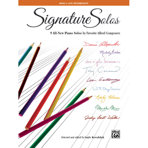 Signature Solos Book 5 - Piano Sheet Music Collection