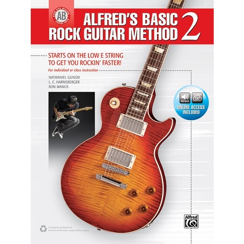 Alfreds Basic Rock Guitar Method 2 Book/Oa