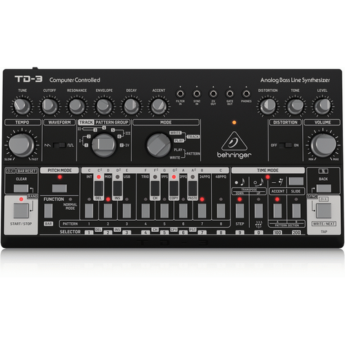 Behringer TD3 Bk Analog Bass Line Synth