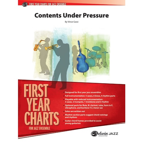 Contents Under Pressure Junior Ensemble Gr 1