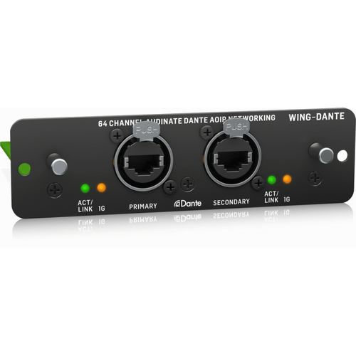 Behringer Wing Dante Expansion Card 64x64-Channel AoIP Networking