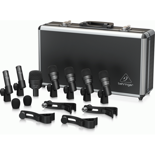 Behringer BC1200 7-Piece Drum Microphone Set in Case