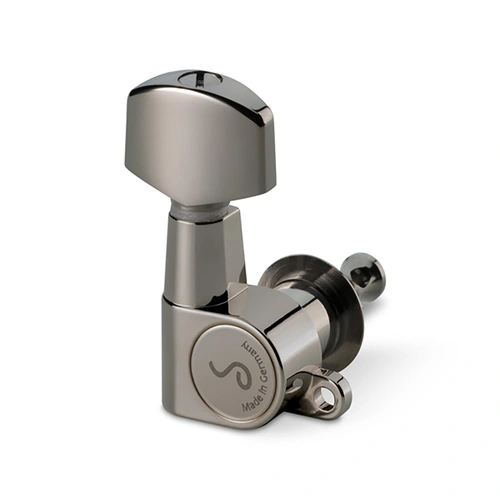 Schaller 3/3 M6-Mini Machine Heads in Ruthenium