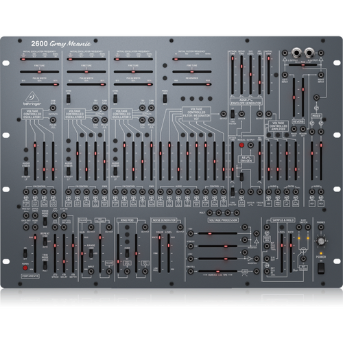 Behringer 2600 Gray Meanie Semi-Modular Analog Synthesizer 8U Rack-Mount