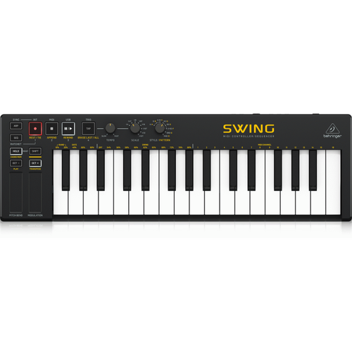 Behringer Swing 32-Key USB MIDI Controller Keyboard with Sequencing, Chord and Arpeggiator Modes