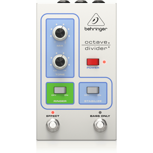 Behringer Octave Divider Pedal for Guitars, Bass, Keyboards, and More