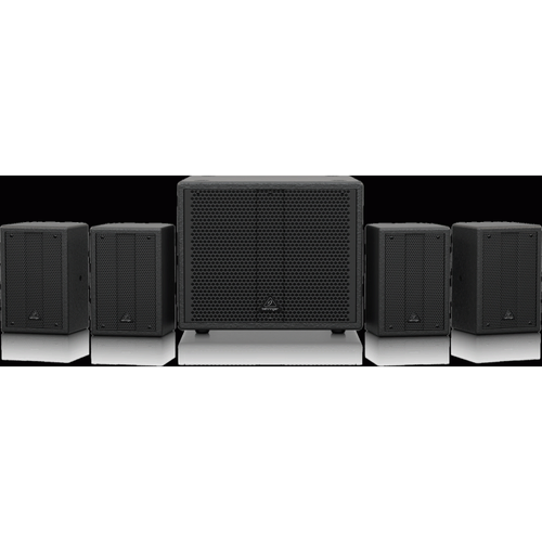 Behringer SAT 1004 PA Bundle with 8" Subwoofer and 4 Passive Speakers