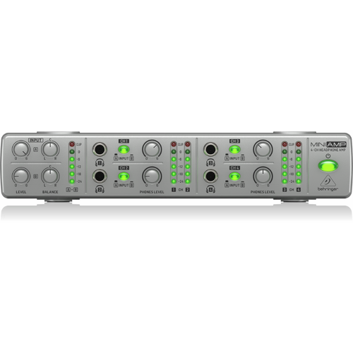 BEHRINGER AMP800 V2 Ultra-Compact 4-Channel Stereo Headphone Amplifier