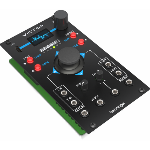 Behringer Quad Vector Morphing Oscillator Module for Eurorack with 128 Waveforms and OLED Oscilloscope