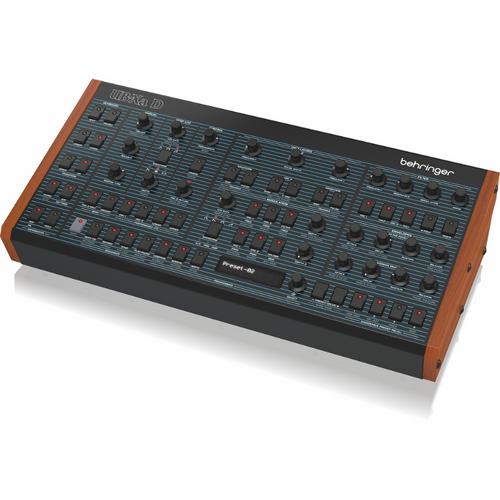 Behringer UBXA-D Desktop Analog Polphonic Synth 16-Voice Multi-Timbral with 8 Vintage Modes and Dual VCFs