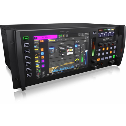 Behringer Wing Digital Mixing Console Rack 48 Channel 28 Bus with 24 Midas PRO Preamps and 10 Touch Screen