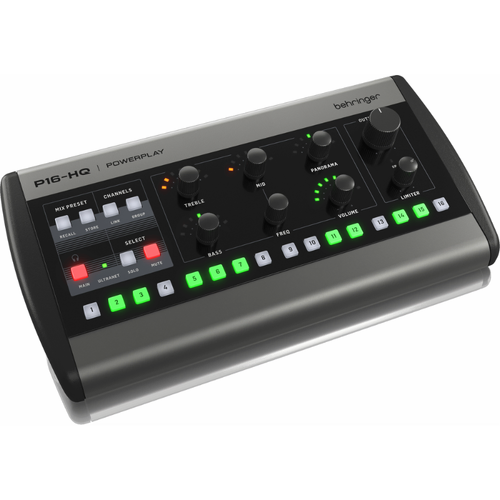 Behringer Powerplay 16 P16-HQ 16-Channel Digital Stereo Personal Monitor Mixer