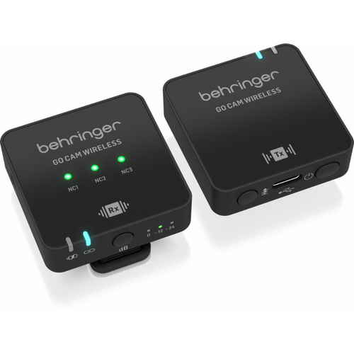 Behringer Go Cam Wireless Digital Clip-On Microphone System for Content Creators