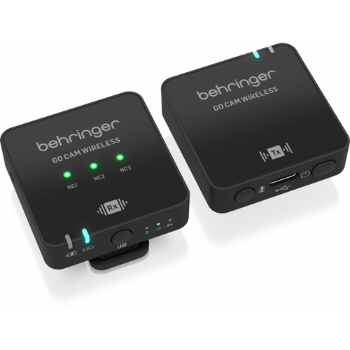 Behringer Go Cam Wireless Digital Clip-On Microphone System for Content Creators