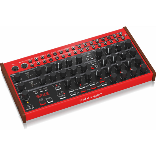 Behringer Spice Analog Semi-Modular Polyrhythmic Synthesizer with Dual 4-Step Sequencer