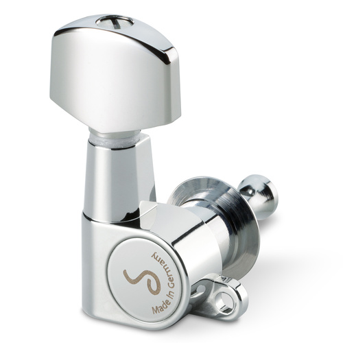 Schaller M6 Mini 6-in-Line Chrome Staggered Machine Heads