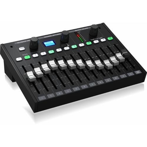 Behringer P24 StageConnect Personal Monitor Mixer with 13 Stereo Channels and 60-mm Faders