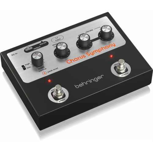 Behringer Chorus Symphony Vintage Modulation Pedal with BBD Chorus and Vibrato Modes
