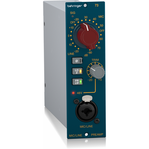 Behringer 73 Legendary Microphone Preamp 500 Series with Midas Transformers
