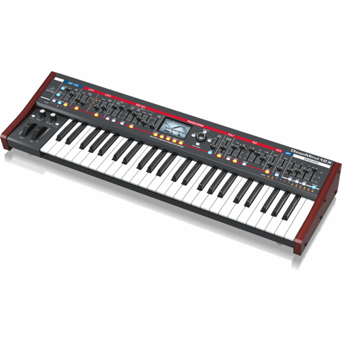 DeepMind 12X True Analog 12-Voice Polyphonic Synthesizer with FX Engines, OSCs, LFOs, ADSR Generators, Modulation Matrix, Sequencer, and Wifi