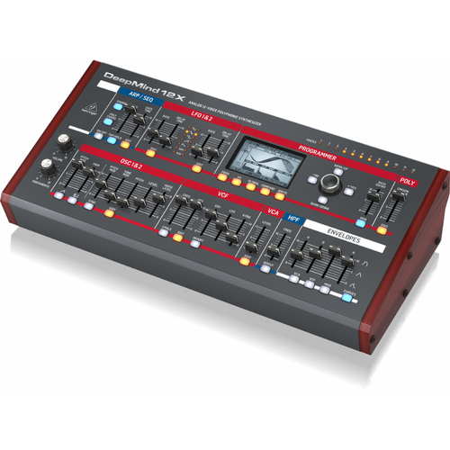 DeepMind 12XD True Analog 12-Voice Polyphonic Desktop Synthesizer