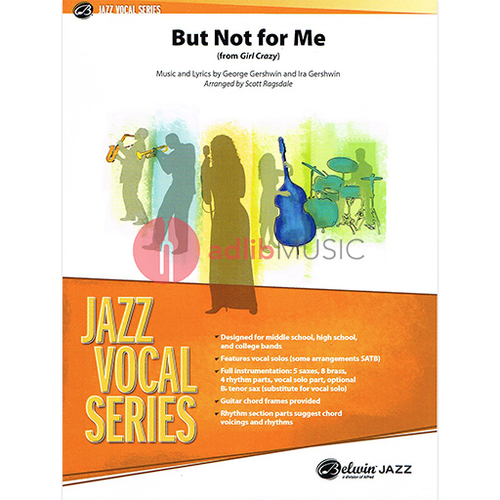 But Not for Me Jazz Vocal Sheet Music Grade 3 Gershwin Arranged by Scott Ragsdale Belwin Jazz Alfred