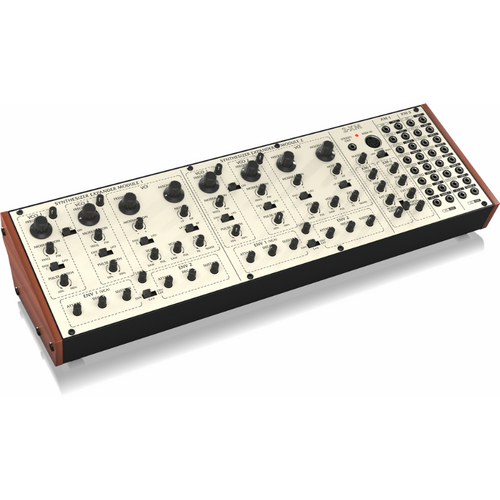 Behringer 2-XM Classic Analog Synth Exp Module - Polyphonic Synth with 4 VCOs, 2 VCFs, 2 LFOs, 4 Envelopes, Eurorack Format