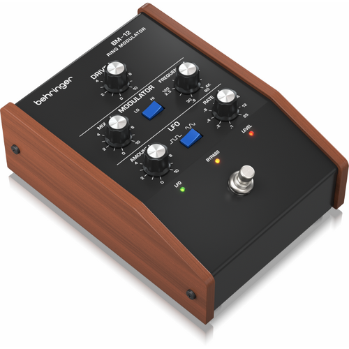 Behringer BM-12 Vintage Analogue Ring Modulator Pedal with Bell Tones and LFO Modulation