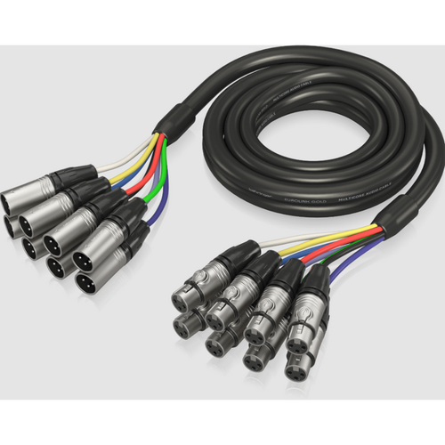 Behringer GMX-300CM 3m 8-Way Multicore Cable with XLR Connectors