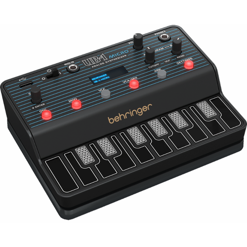 Behringer UB-1 Portable Analogue Synthesizer with Dual DCO OSCs, Sub and Noise Generator, Classic VCF and Arpeggiator