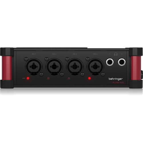 Behringer FLOW 4VIO StageConnect I/O Extender with 4 Microphone Preamps and USB Audio/MIDI