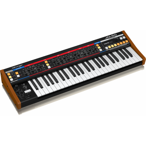 Behringer JN-80 Classic Analog 8 Voice Polyphonic Synthesizer with 49-Key Keyboard and Aftertouch