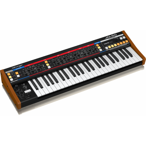 Behringer JN-80 Classic Analog 8 Voice Poly Synth with 3109 VCFs, BBD Chorus, 49-Key Keyboard and Aftertouch