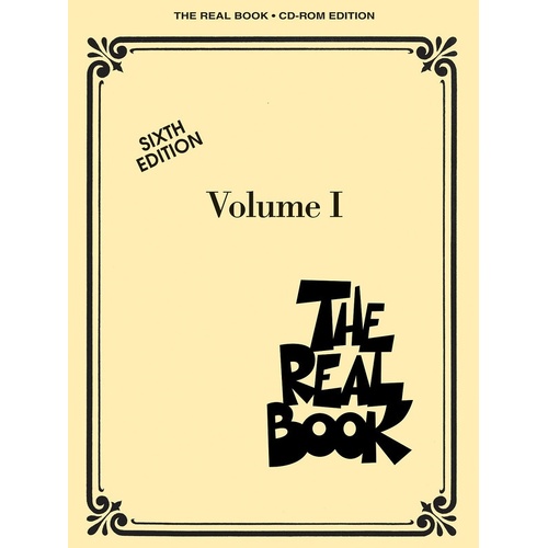 Real Book CD Rom Sheet Music V1 6th Ed (CD-Rom Only)