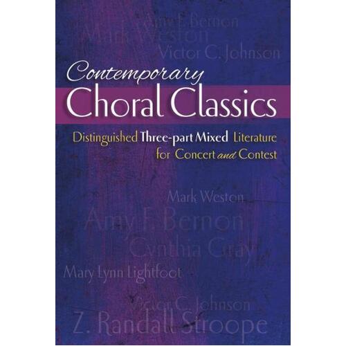 Contemporary Choral Classics 3 Part Mixed (Octavo)