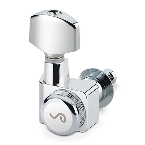 Schaller 6-in-Line Locking Machine Heads F-Series Chrome 1:18 Ratio
