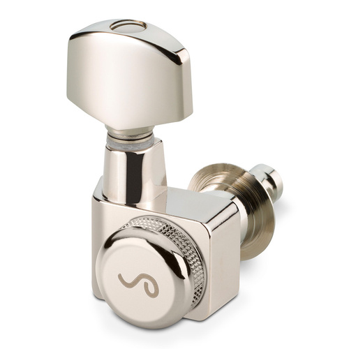 Schaller 6-in-Line Locking F-Series Machine Heads - Nickel Finish