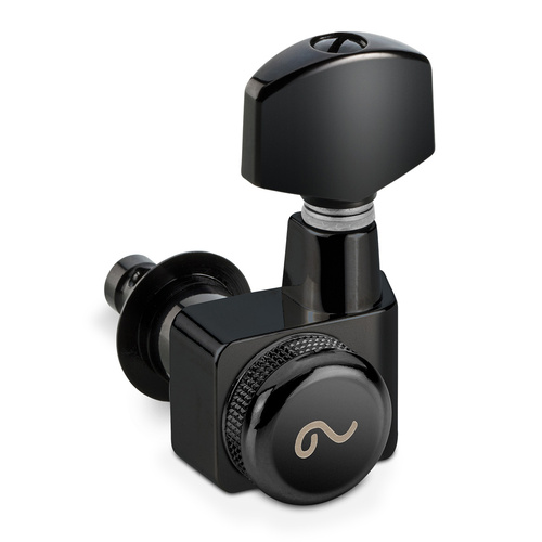 Schaller 6-in-Line Locking Machine Heads F-Series Black Left-Hand