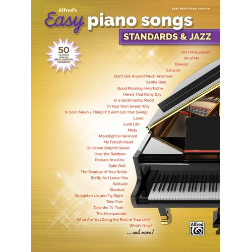Alfred's Easy Piano Songs: Standards & Jazz Sheet Music