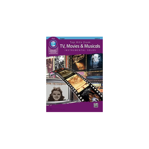 Top Hits from TV Movies & Musicals Trumpet Book/CD by Various