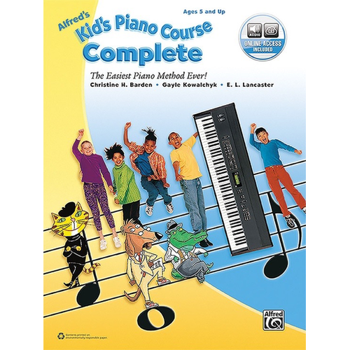 Alfred's Kid's Piano Course Complete Book with Online Access