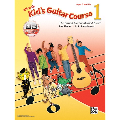 Alfreds Kids Guitar Course 1 Book/Oa