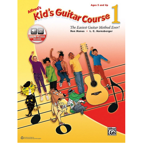 Alfred's Kids Guitar Course 1 BK/OA with Online Audio